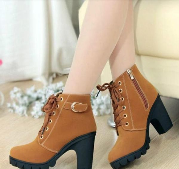 2018 New High quality woman boots fashion thick heel motorcycle female black Martin boots shoes zapatos mujer ankle platform punk
2018 New High quality woman boots fashion thick heel motorcycle female black Martin boots shoes zapatos mujer ankle platform punk
