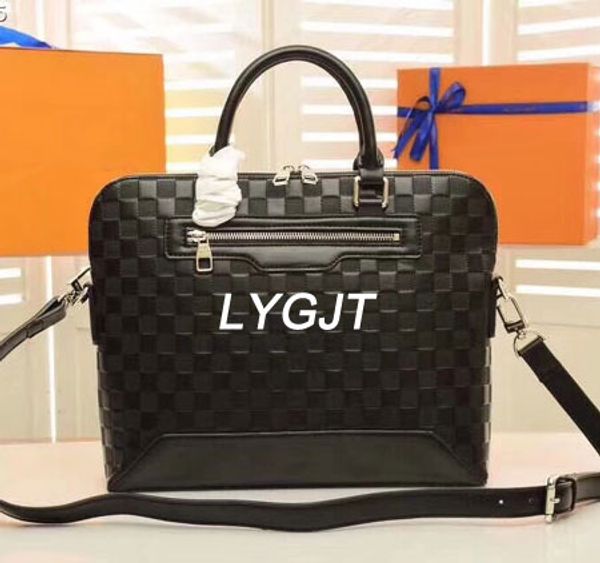 2018 new men shoulder briefcase black genuine leather handbag business men lapbag messenger bag
2018 new men shoulder briefcase black genuine leather handbag business men lapbag messenger bag