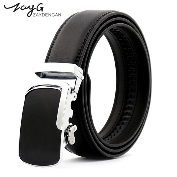 zayg men business style genuine metal automatic buckle belt black leather belts men high quality business buckle belt, Black;brown
zayg men business style genuine metal automatic buckle belt black leather belts men high quality business buckle belt, Black;brown