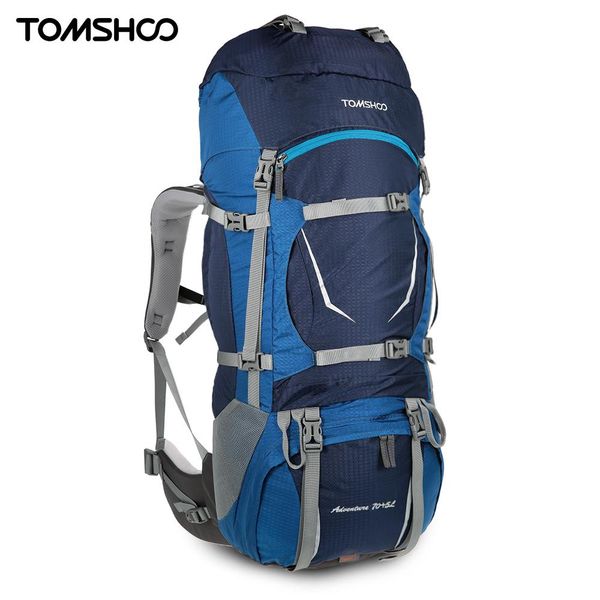 tomshoo 75l outdoor bags camping bag travel climbing backpack waterproof internal frame backpack trekking bag with rain cover
tomshoo 75l outdoor bags camping bag travel climbing backpack waterproof internal frame backpack trekking bag with rain cover