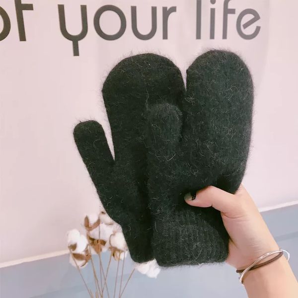 winter pure color small fresh candy color warm soft riding thickened students lovely plush all finger gloves, Blue;gray
winter pure color small fresh candy color warm soft riding thickened students lovely plush all finger gloves, Blue;gray