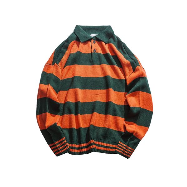 thicken stripe pullover knitting hit color casual loose clothes lapel brand sweater homme cachemire men male long sleeve -2xl, White;black
thicken stripe pullover knitting hit color casual loose clothes lapel brand sweater homme cachemire men male long sleeve -2xl, White;black
