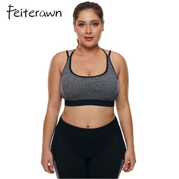 feiterawn grey plus size cross strap u shaped neck sport bra for women sleeveless u neck racerback plus size yoga bra dl26045, White;black
feiterawn grey plus size cross strap u shaped neck sport bra for women sleeveless u neck racerback plus size yoga bra dl26045, White;black
