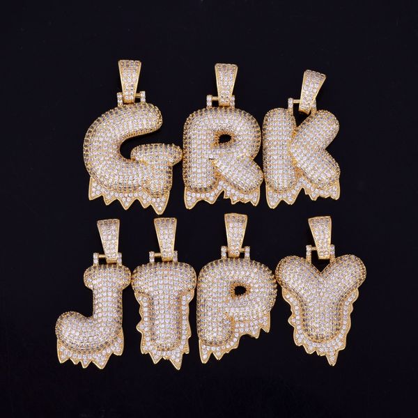 men's white drip bubble letters pendants necklaces ice out cubic zircon hip hop jewelry chaintwo colors for drop shipping, Silver
men's white drip bubble letters pendants necklaces ice out cubic zircon hip hop jewelry chaintwo colors for drop shipping, Silver