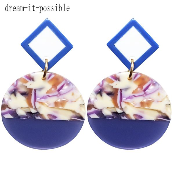 dream-it-possible charm new arrival design blue color acrylic drop jewelry big round geometic druzy resin earrings for woman, Silver
dream-it-possible charm new arrival design blue color acrylic drop jewelry big round geometic druzy resin earrings for woman, Silver