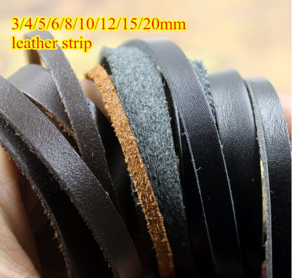 black/coffee 100% genuine leather strip 3/4/5/6/8/10/12/15/20mm diy craft thong jewellery key chain wholesale 10m, Black;white
black/coffee 100% genuine leather strip 3/4/5/6/8/10/12/15/20mm diy craft thong jewellery key chain wholesale 10m, Black;white