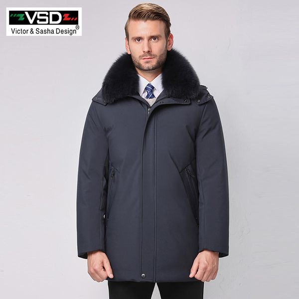 vsd winter jackets men's warm down coat father clothing parkas fashion thickening turtleneck windproof concise v889, Black
vsd winter jackets men's warm down coat father clothing parkas fashion thickening turtleneck windproof concise v889, Black