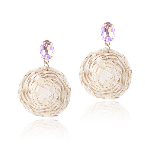 south korea's dongdaemun anna with straw hat earrings retro vacation beach long dangler net red jewelry wholesale, Silver
south korea's dongdaemun anna with straw hat earrings retro vacation beach long dangler net red jewelry wholesale, Silver