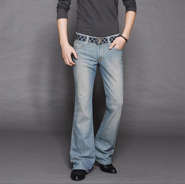 new arrival 2014 men's male elastic slim denim boot cut trousers 27-36 mb16202, Blue
new arrival 2014 men's male elastic slim denim boot cut trousers 27-36 mb16202, Blue