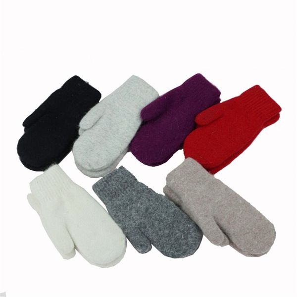 2018 new female winter thick knitted wool double layer plush wool warm gloves women cute full fingers solid gloves mittens, Blue;gray
2018 new female winter thick knitted wool double layer plush wool warm gloves women cute full fingers solid gloves mittens, Blue;gray