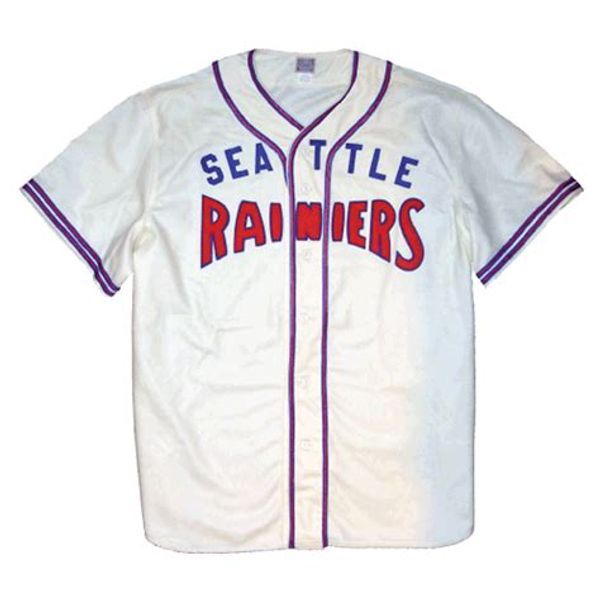 Seattle Rainiers 1941 Home Jersey 100% Stitched Embroidery Logos Vintage Baseball Jerseys Custom Any Name Any Number Free Shipping
Seattle Rainiers 1941 Home Jersey 100% Stitched Embroidery Logos Vintage Baseball Jerseys Custom Any Name Any Number Free Shipping