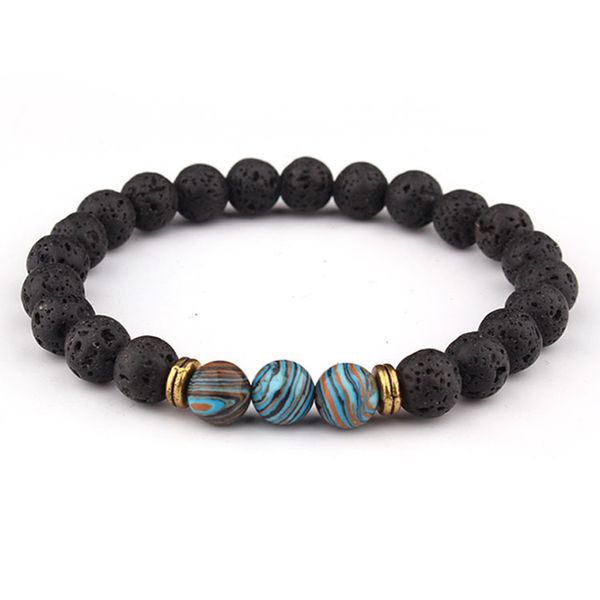 8mm lava stone beaded bracelet bangle imperial beads stretch energy yoga jewelry bracelets women men, Black
8mm lava stone beaded bracelet bangle imperial beads stretch energy yoga jewelry bracelets women men, Black