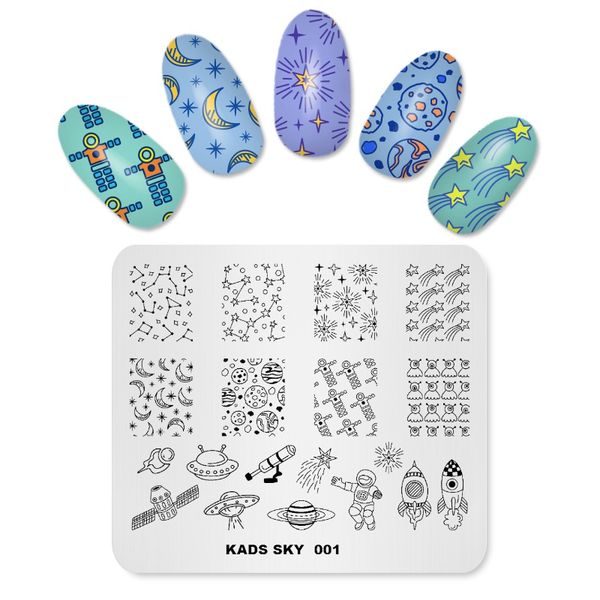 rolabling sky 001 space star moon spaceship image template stencil beauty tools nail art image stamp nail stamp plate, White
rolabling sky 001 space star moon spaceship image template stencil beauty tools nail art image stamp nail stamp plate, White