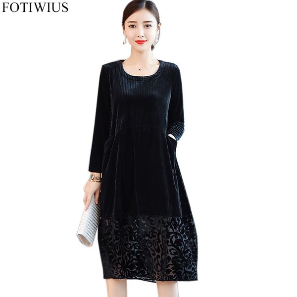 winter plus size dresses 2018 fashion autumn black velvet dress women casual vintage dress robe vestidos mujer, White;black
winter plus size dresses 2018 fashion autumn black velvet dress women casual vintage dress robe vestidos mujer, White;black