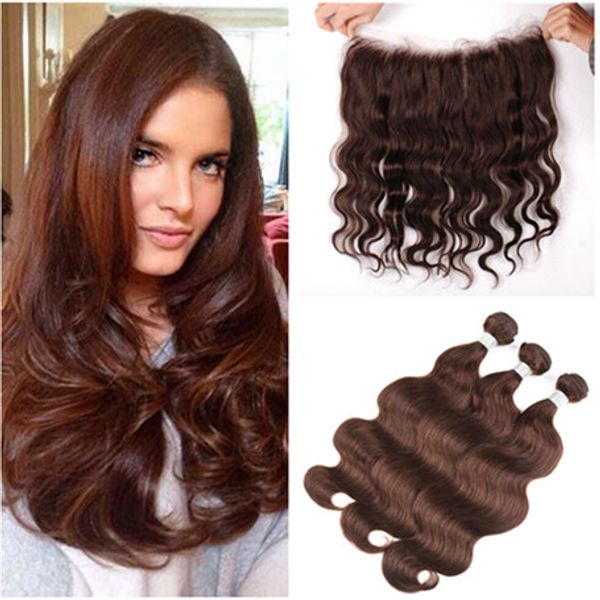 body wave peruvian dark brown human hair bundles with frontal #4 chocolate brown 13x4 lace frontal closure with weaves virgin hair wefts, Black;brown
body wave peruvian dark brown human hair bundles with frontal #4 chocolate brown 13x4 lace frontal closure with weaves virgin hair wefts, Black;brown