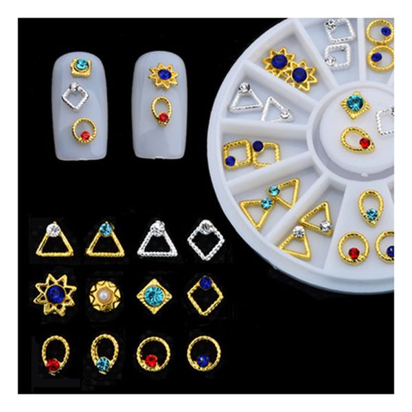 mix design gold silver metal nail decoration wheel charm rhinestone nail accessories tools, Silver;gold
mix design gold silver metal nail decoration wheel charm rhinestone nail accessories tools, Silver;gold