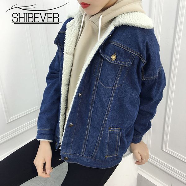 winter fashion cotton denim jackets women loose warm female parka outerwear casual autumn fur basic women coat jackets jt532, Black;brown
winter fashion cotton denim jackets women loose warm female parka outerwear casual autumn fur basic women coat jackets jt532, Black;brown