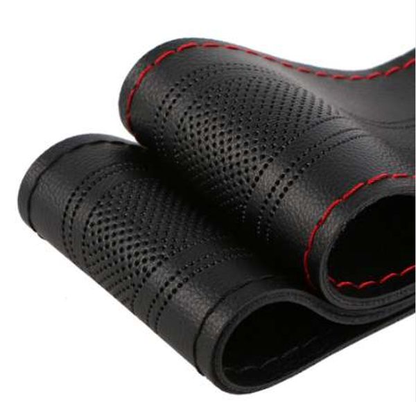o shi car steering-wheel collar 15"/38cm/faux leather car steering wheel cover anti-slip stitch on wrap with needle & thread
o shi car steering-wheel collar 15"/38cm/faux leather car steering wheel cover anti-slip stitch on wrap with needle & thread