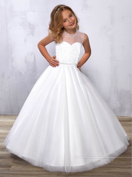 lovely white jewel tulle/lace beads flower girl dresses girls' pageant dresses holidays/birthday dress/skirt custom size 2-14 f713006, White;blue
lovely white jewel tulle/lace beads flower girl dresses girls' pageant dresses holidays/birthday dress/skirt custom size 2-14 f713006, White;blue