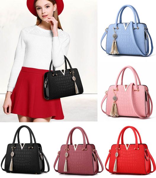 trend woman bag fashion 7 styles casual-bag v metal tote leather bag tassl pendant lady crossbody shoulder bags dhl g159s
trend woman bag fashion 7 styles casual-bag v metal tote leather bag tassl pendant lady crossbody shoulder bags dhl g159s