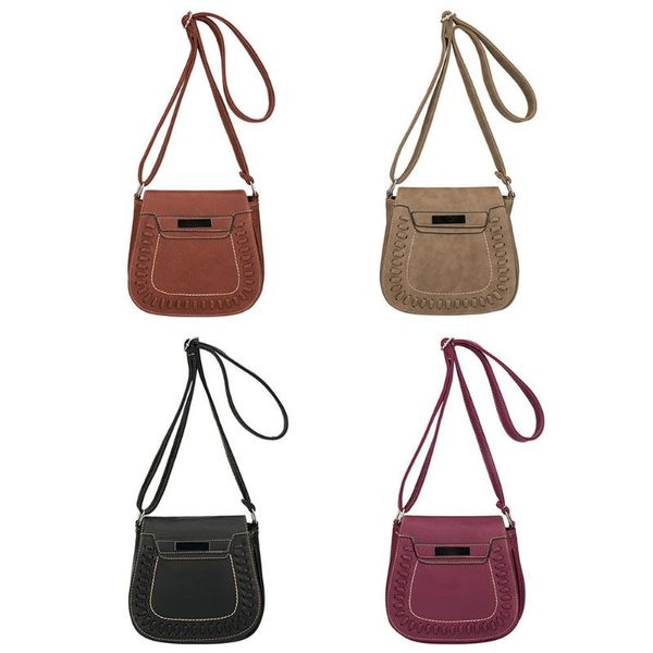 women vintage knitting pu leather shoulder bag girls retro flap hasp pure color crossbody messenger bag female handbags
women vintage knitting pu leather shoulder bag girls retro flap hasp pure color crossbody messenger bag female handbags