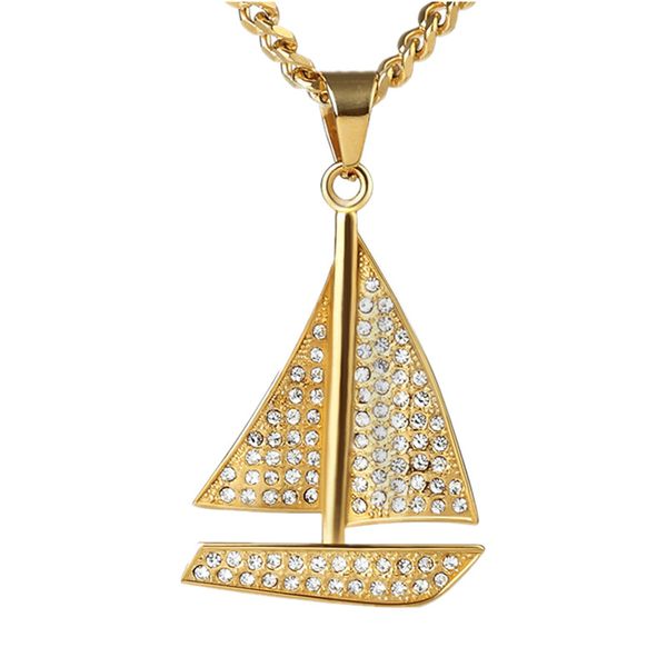 fashion hip hop mens long chain sailboat pendant necklace jewelry full rhinestone design popular necklace with chain 70cm, Silver
fashion hip hop mens long chain sailboat pendant necklace jewelry full rhinestone design popular necklace with chain 70cm, Silver