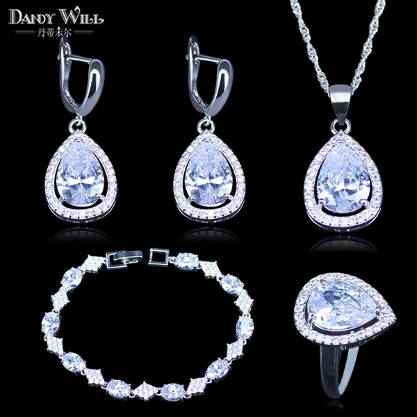 new gift set 925 logo silver color with white stone cubic zirconia dangle earring pendant necklace bracelets woman jewelry set, Slivery;golden
new gift set 925 logo silver color with white stone cubic zirconia dangle earring pendant necklace bracelets woman jewelry set, Slivery;golden