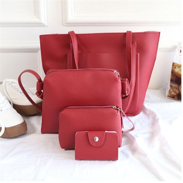 nibesser 4 piece bag set women large shoulder bags leather crossbody bag ladies tote female handbag sac a main femme
nibesser 4 piece bag set women large shoulder bags leather crossbody bag ladies tote female handbag sac a main femme