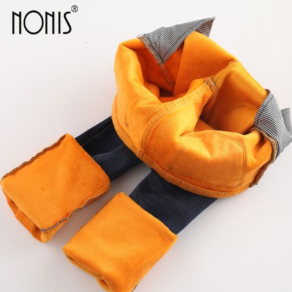 nonis women winter warm denim pants lady's thick velvet jeans female mid waist skinny stretch trousers pencil pants jeans, Blue
nonis women winter warm denim pants lady's thick velvet jeans female mid waist skinny stretch trousers pencil pants jeans, Blue
