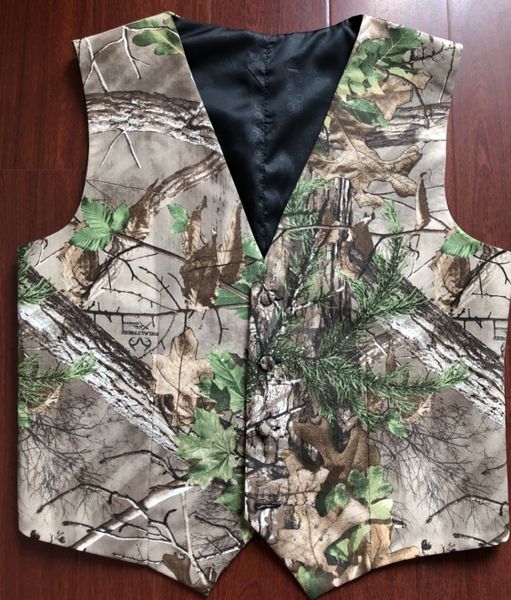 camo printed groom vests hunter wedding vests camouflage mens vests 2 piece set (vest+tie) adjustable waistreal image, Black
camo printed groom vests hunter wedding vests camouflage mens vests 2 piece set (vest+tie) adjustable waistreal image, Black