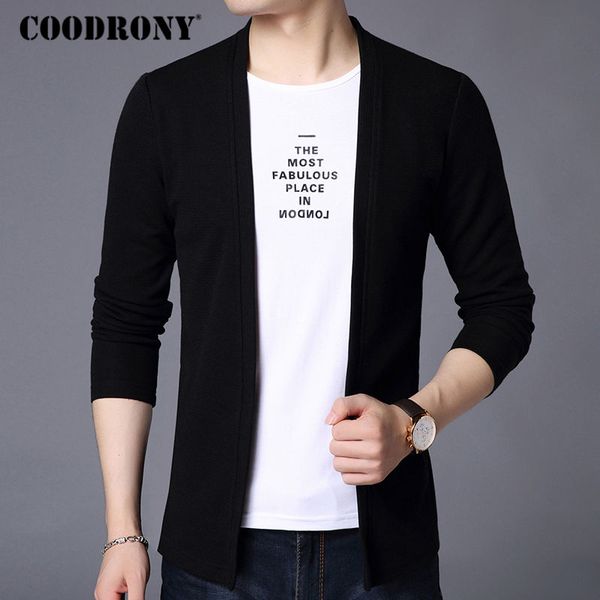 coodrony t shirt men casual o-neck long sleeve two-piece dress shirts brand clothes 2018 autumn cotton t-shirt men coat 8607, White;black
coodrony t shirt men casual o-neck long sleeve two-piece dress shirts brand clothes 2018 autumn cotton t-shirt men coat 8607, White;black