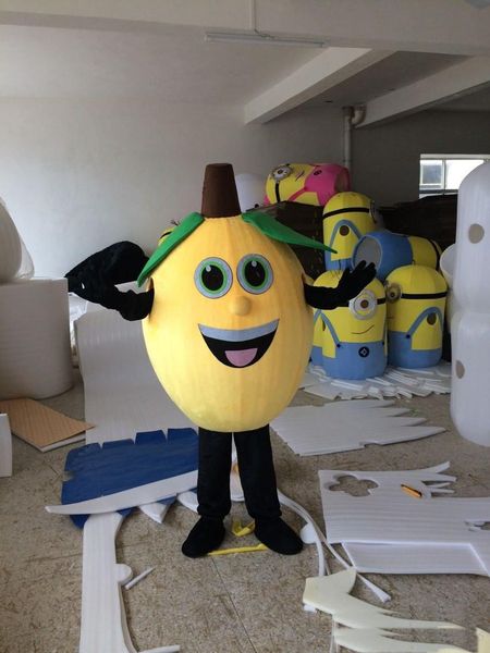 2018 size cute yellow lemon mascot costume furit lemon costume christmas birthday party, Red;yellow
2018 size cute yellow lemon mascot costume furit lemon costume christmas birthday party, Red;yellow