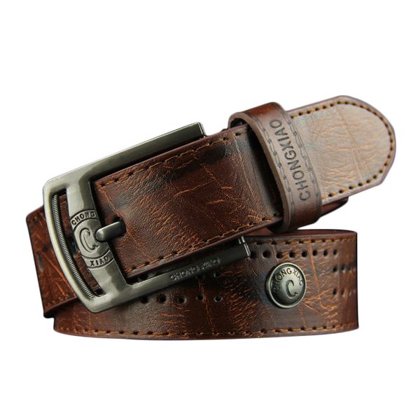 hollow rivet leisure men's belt all match fashion jeans belt luxury strap with center bar buckle for men, Black;brown
hollow rivet leisure men's belt all match fashion jeans belt luxury strap with center bar buckle for men, Black;brown