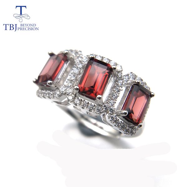 tbj ,simple elegant natural mozambique garnet gemstone ring 3 pc of oct 4*6 garnet in 925 sterling silver ring with jewelry box, Black
tbj ,simple elegant natural mozambique garnet gemstone ring 3 pc of oct 4*6 garnet in 925 sterling silver ring with jewelry box, Black