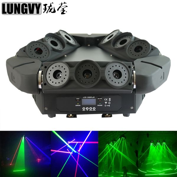 rgb color 9 eyes triangle spider moving head 3x3 laser light stage dj disco laser bar light
rgb color 9 eyes triangle spider moving head 3x3 laser light stage dj disco laser bar light