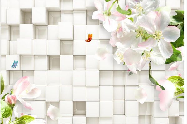 

custom p wallpaper ktv original three-dimensional box fantasy beautiful flowers mural wall 3d wallpaper mural wall painting