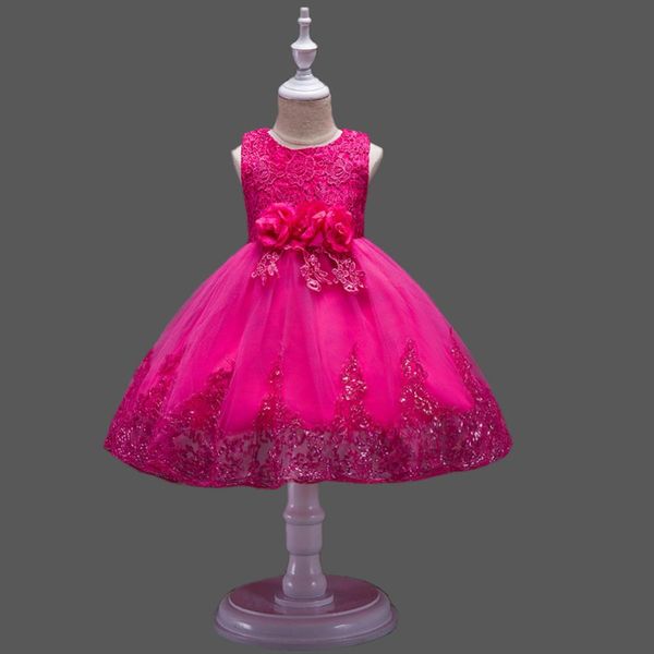 14pcs child sleeveless lace dress girls dresses kids princesse costumes children wedding party princess dress with flowers, Red;yellow
14pcs child sleeveless lace dress girls dresses kids princesse costumes children wedding party princess dress with flowers, Red;yellow