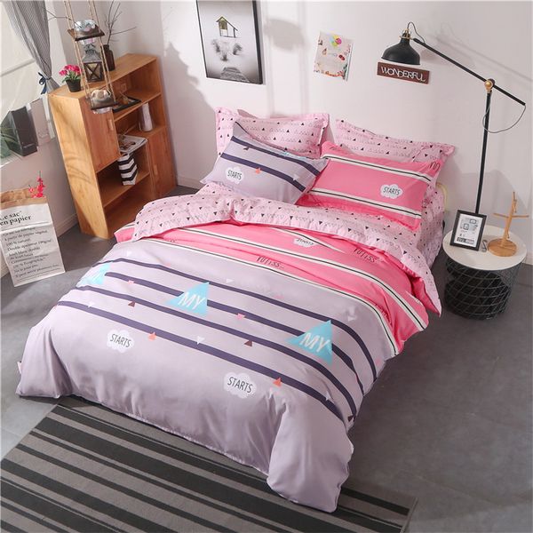 color stripe pattern 4pcs home bedding sets soft duvet cover bed set pillowcase king size double full twin bed sheet set
color stripe pattern 4pcs home bedding sets soft duvet cover bed set pillowcase king size double full twin bed sheet set