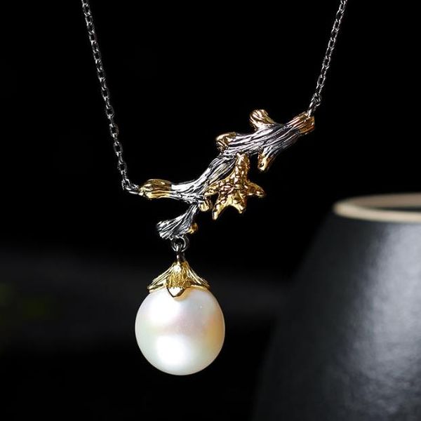 ew fashion branch pendant s925 sterling silver pearl necklace with female ornaments of different baroque shape size 28mm*32mm
ew fashion branch pendant s925 sterling silver pearl necklace with female ornaments of different baroque shape size 28mm*32mm