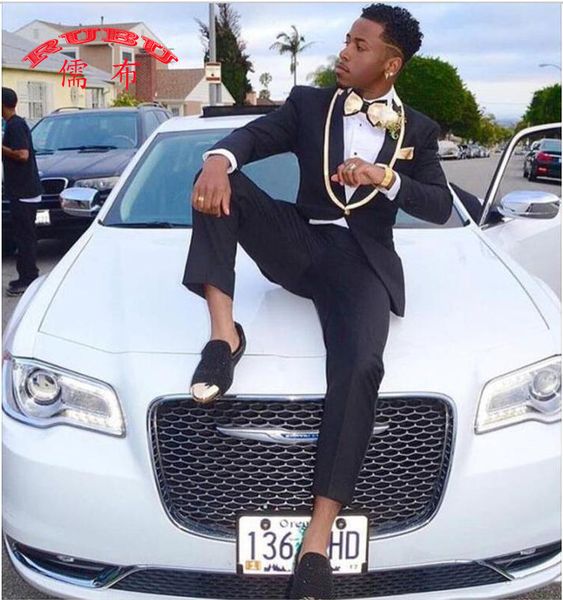 fashion one button groom wear with shawl lapel two pieces wedding tuxedos custom made man suits (jacket+pants+bowtie, White;black
fashion one button groom wear with shawl lapel two pieces wedding tuxedos custom made man suits (jacket+pants+bowtie, White;black