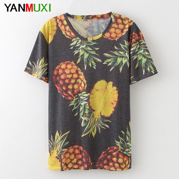 fashion summer harajuku punk v neck pineapple print black t-shirt 2017 casual short sleeve women t shirt designer new shirt, White
fashion summer harajuku punk v neck pineapple print black t-shirt 2017 casual short sleeve women t shirt designer new shirt, White