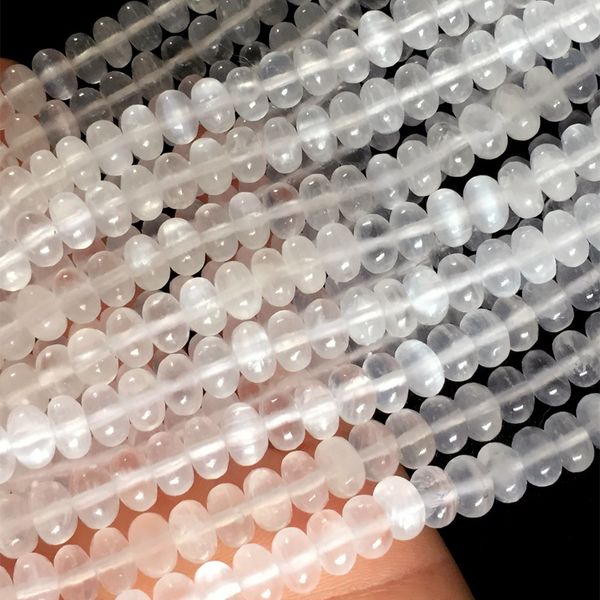 natural genuine white cat's eye calcite selenite rondelle jewellery loose ball beads 5x8mm 6x10mm 15.5" 05693, Black
natural genuine white cat's eye calcite selenite rondelle jewellery loose ball beads 5x8mm 6x10mm 15.5" 05693, Black