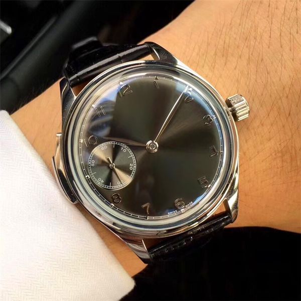 44mm men's watches wristwatches stainless steel case leather bands white face waterproof mechanical hand-winding movement fashion watch, Slivery;brown
44mm men's watches wristwatches stainless steel case leather bands white face waterproof mechanical hand-winding movement fashion watch, Slivery;brown