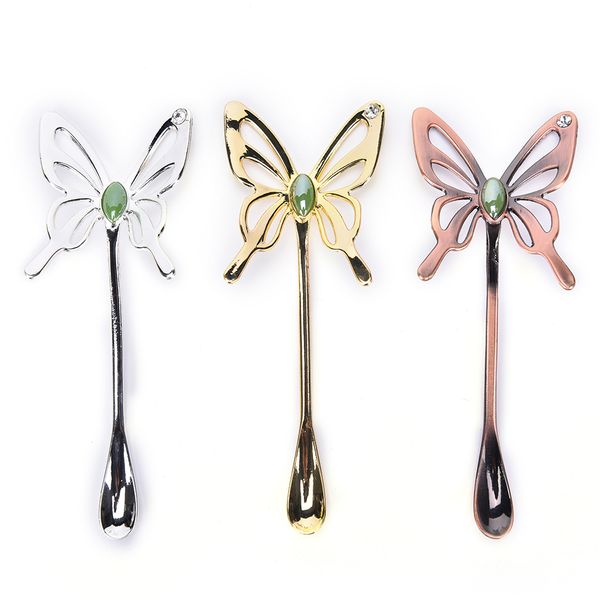 1 pcs long handle dessert cute butterfly shapes flatware honey dipper ice cream coffee spoon
1 pcs long handle dessert cute butterfly shapes flatware honey dipper ice cream coffee spoon