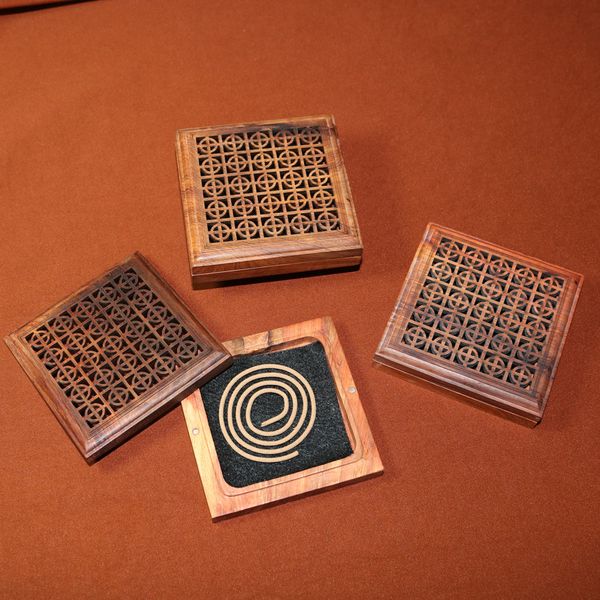 2hour coils incense burner wooden rectangle holder with fireproof coon home living room bedroom decoration
2hour coils incense burner wooden rectangle holder with fireproof coon home living room bedroom decoration