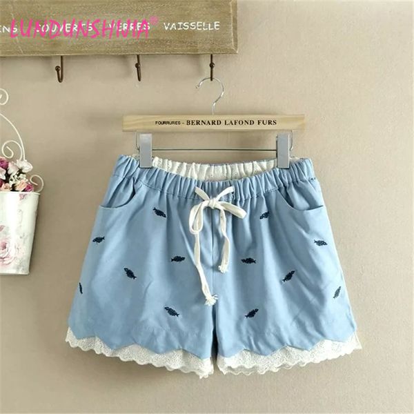 lundunshijia 2017 summer women's turn-up straight embroidery fish short pants plus fertilizer plus size xl-4xl women shorts, White;black
lundunshijia 2017 summer women's turn-up straight embroidery fish short pants plus fertilizer plus size xl-4xl women shorts, White;black