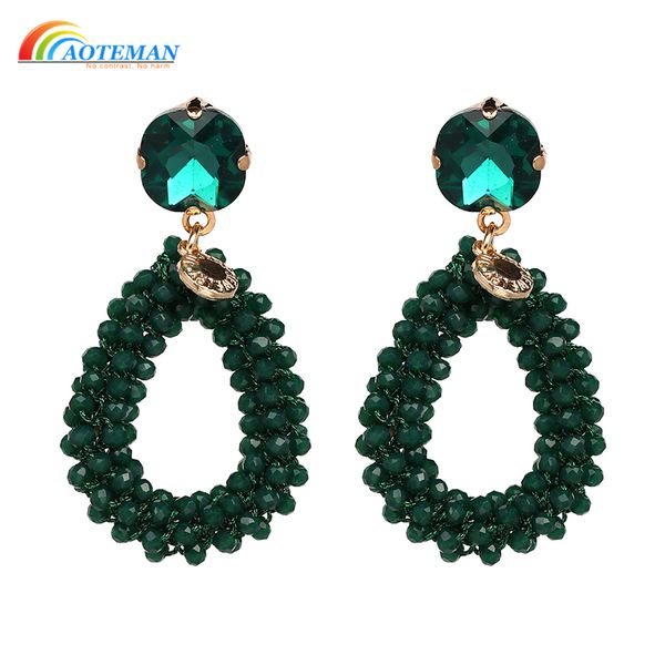 aoteman bohemia ethnic water drop beads statement earrings handmade fine crystal dangle earrings oorbellen fashion jewelry, Silver
aoteman bohemia ethnic water drop beads statement earrings handmade fine crystal dangle earrings oorbellen fashion jewelry, Silver