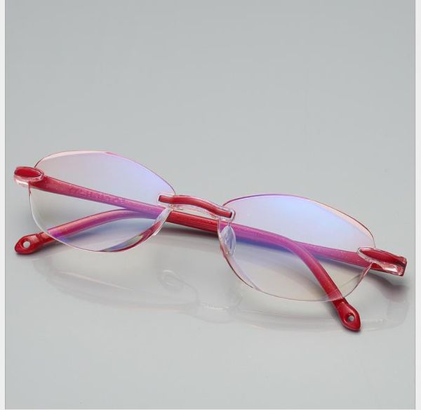 new fashion glasses, ladies' anti blue light mirror, trimming frameless mirrors, White;black
new fashion glasses, ladies' anti blue light mirror, trimming frameless mirrors, White;black