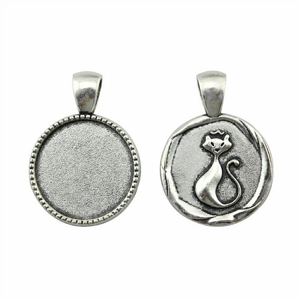 15 pieces cabochon cameo base tray bezel blank jewelry materials cat background side-on inner size 20mm round cameos and cabochons, Slivery;crystal
15 pieces cabochon cameo base tray bezel blank jewelry materials cat background side-on inner size 20mm round cameos and cabochons, Slivery;crystal