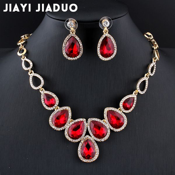 whole salejiayijiaduo african jewelry set gold-color cystal necklace set and earrings for women red crystal wedding jewelry, Slivery;golden
whole salejiayijiaduo african jewelry set gold-color cystal necklace set and earrings for women red crystal wedding jewelry, Slivery;golden